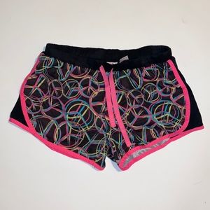 Southern Heritage Peace Symbol Print Shorts Girls Large 14
